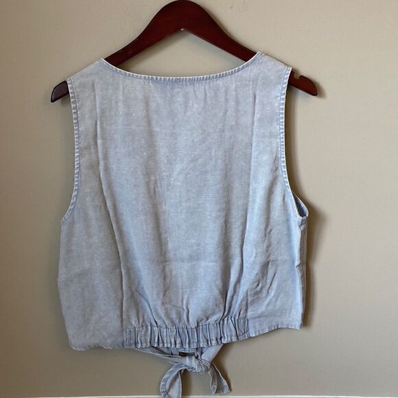 NWT Stone Washed Crop Top - Picture 4 of 8